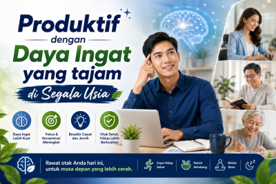 Produktif dengan Daya Ingat yang tajam di Segala Usia